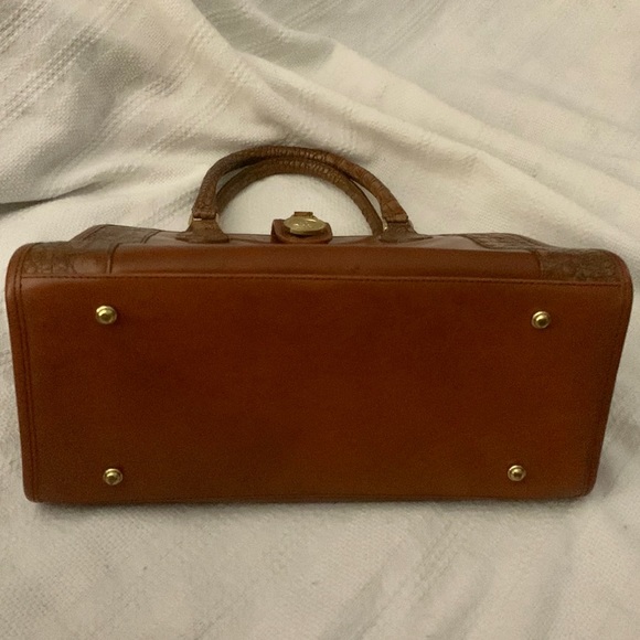 RARE Brahmin Vintage Handmade Brûlée Tuscan Satchel+Wallet Set w/Dust Bag - Picture 5 of 16